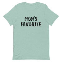 Unisex t-shirt feels soft and lightweight "MOM'S FAVORITE"