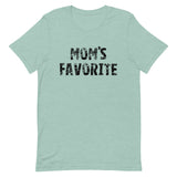 Unisex t-shirt feels soft and lightweight "MOM'S FAVORITE"