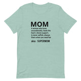 Unisex t-shirt feels soft and lightweight "MOM"