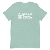 Unisex t-shirt feels soft and lightweight "FATHER'S DAY GIFT 2025"