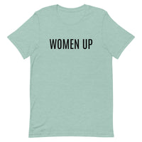 Unisex t-shirt feels soft and lightweight "WOMEN UP"