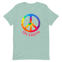 Unisex t-shirt feels soft and lightweight "PEACE ON EARTH"