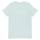 Lightweight cotton t-shirt  "CAN YOU HEAR ME?"