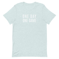 Lightweight cotton t-shirt   "ONE DAY ONE GAME"