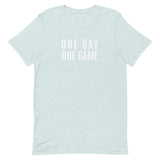 Lightweight cotton t-shirt   "ONE DAY ONE GAME"