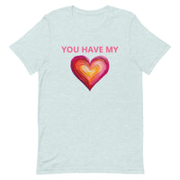 Soft and lightweight t-shirt "HEART"