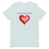 Soft and lightweight t-shirt "HEART"