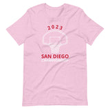 Soft and lightweight t-shirt with a little stretch "SAN DIEGO"