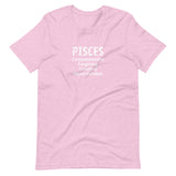 Unisex soft, lightweight with a little stretch t-shirt "PISCES"