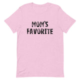 Unisex t-shirt feels soft and lightweight "MOM'S FAVORITE"