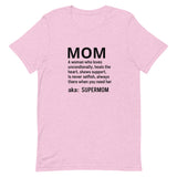 Unisex t-shirt feels soft and lightweight "MOM"