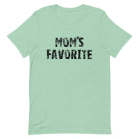 Unisex t-shirt feels soft and lightweight "MOM'S FAVORITE"