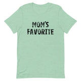 Unisex t-shirt feels soft and lightweight "MOM'S FAVORITE"