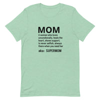 Unisex t-shirt feels soft and lightweight "MOM"