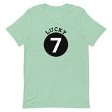 Unisex t-shirt feels soft and lightweight "NUMBER 7"