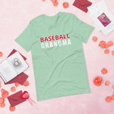 Unisex t-shirt feels soft and lightweight "BASEBALL GRANDMA"