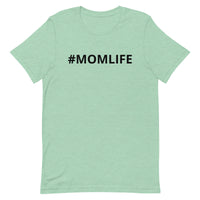 100% Cotton Short Sleeve Jersey T-Shirt "#MOMLIFE"