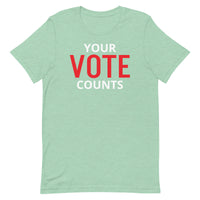 Unisex t-shirt feels soft and lightweight "VOTE"