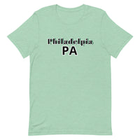 Unisex t-shirt feels soft and lightweight "Philadelphia PA"