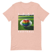 SOFT and comfy t-shirt - "FOOTBALL WITH HEART"