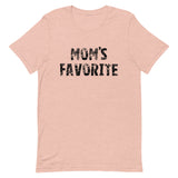 Unisex t-shirt feels soft and lightweight "MOM'S FAVORITE"