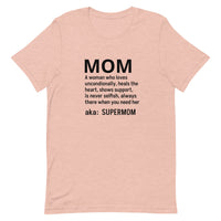 Unisex t-shirt feels soft and lightweight "MOM"