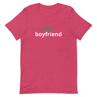 Unisex t-shirt that is the best 100% cotton tee you’ve ever tried. "INTERNET BOYFRIEND"