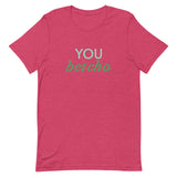 Soft and lightweight t-shirt with just the right amount of stretch "YOU BETCHA"