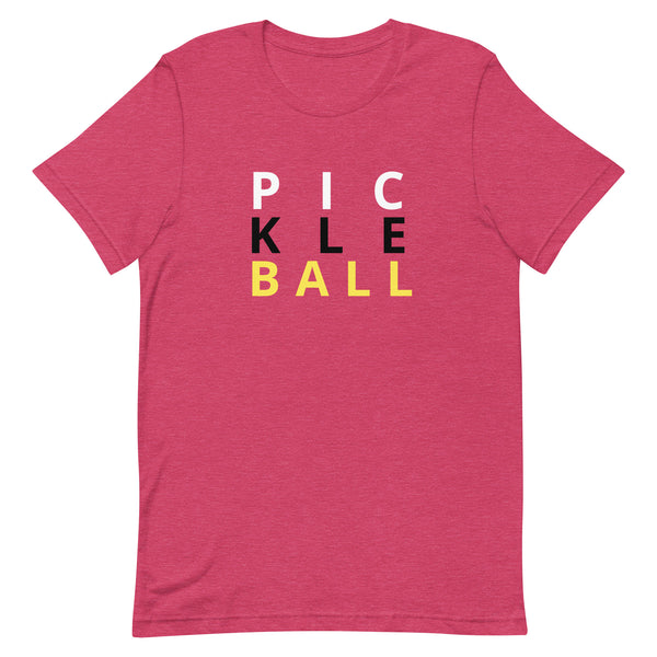 Unisex t-shirt feels soft and lightweight "PICKLEBALL"