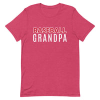 Unisex t-shirt feels soft and lightweight "BASEBALL GRANDPA"