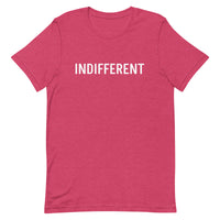 Unisex t-shirt feels soft and lightweight "INDIFFERENT"