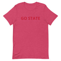 Unisex t-shirt feels soft and lightweight t-shirt  "GO STATE"