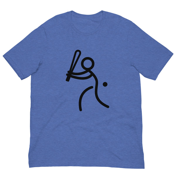 Lightweight cotton t-shirt "baseball hitter"