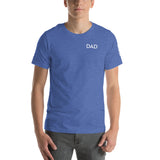 Unisex t-shirt feels soft and lightweight "DAD"