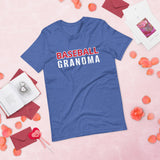 Unisex t-shirt feels soft and lightweight "BASEBALL GRANDMA"