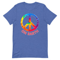 Unisex t-shirt feels soft and lightweight "PEACE ON EARTH"