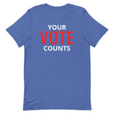 Unisex t-shirt feels soft and lightweight "VOTE"