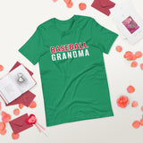 Unisex t-shirt feels soft and lightweight "BASEBALL GRANDMA"