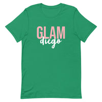 Soft and lightweight t-shirt with a little stretch "GLAM DIEGO"