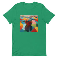 Unisex t-shirt feels soft and lightweight "COLORFUL BASKETBALL"