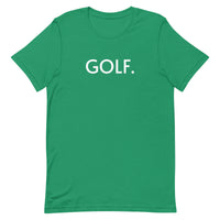 Unisex t-shirt feels soft and lightweight "GOLF."