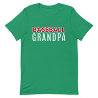 Unisex t-shirt feels soft and lightweight "BASEBALL GRANDPA"