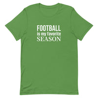 Lightweight cotton t-shirt  "FOOTBALL IS MY FAVORITE SEASON"