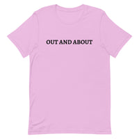 Soft and lightweight T-shirt "OUT AND ABOUT"