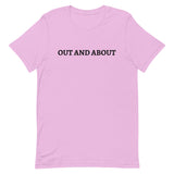 Soft and lightweight T-shirt "OUT AND ABOUT"