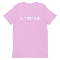 Unisex t-shirt feels soft and lightweight "INDIFFERENT"