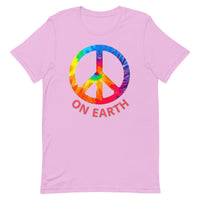 Unisex t-shirt feels soft and lightweight "PEACE ON EARTH"