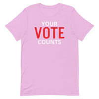 Unisex t-shirt feels soft and lightweight "VOTE"