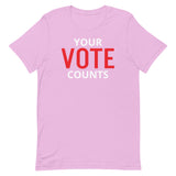 Unisex t-shirt feels soft and lightweight "VOTE"