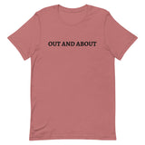 Soft and lightweight T-shirt "OUT AND ABOUT"